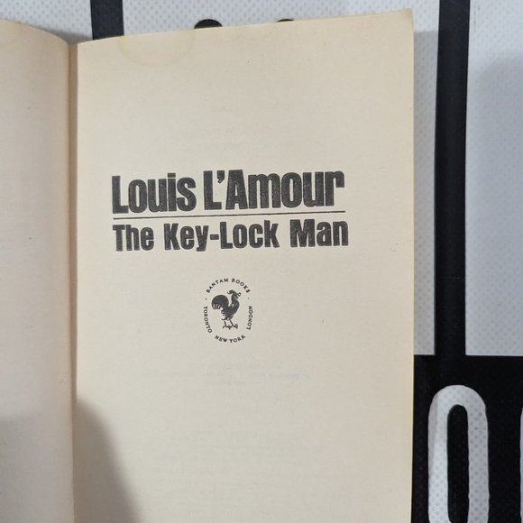 The Key-Lock Man by Louis L'Amour 1965 Paperback - Used - Picture 6 of 6